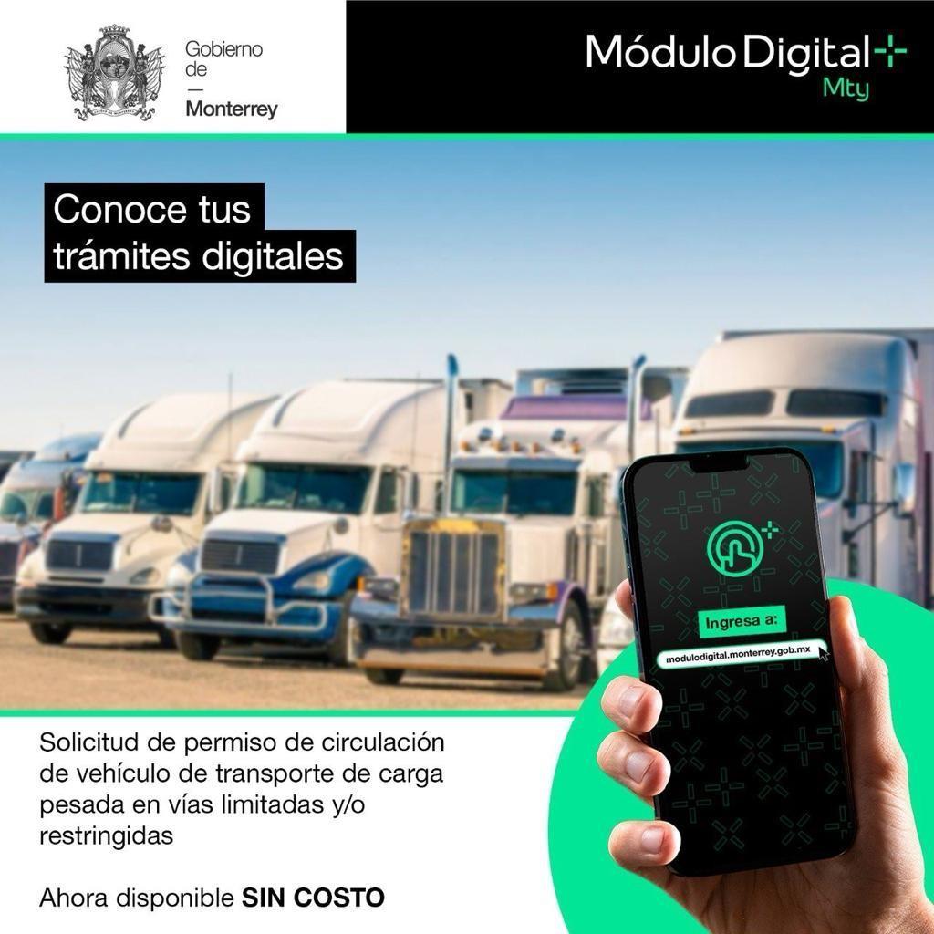 Se informó que las empresas del transporte y las personas físicas, solamente deberán asegurarse de tener su registro vigente para circular por la ciudad. Foto: Cortesía.