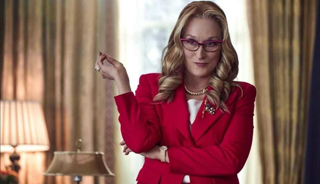 Meryl Streep en la cinta, No Miren Arriba. Foto: Netflix