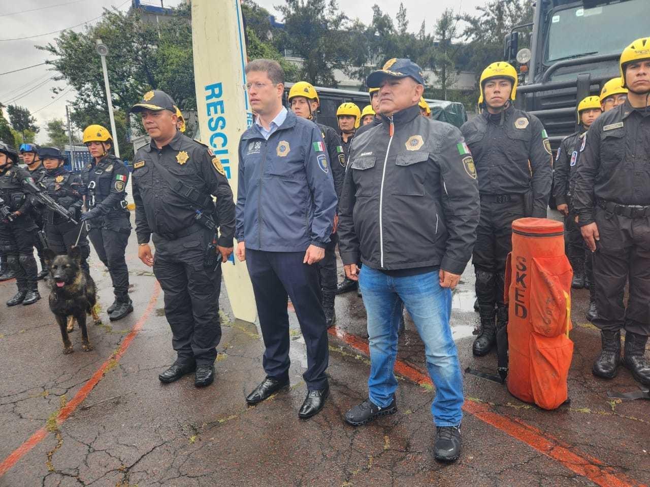 Envía SSC ayuda humanitaria a Acapulco tras el embate del huracán Otis. Foto: Ramón Ramírez