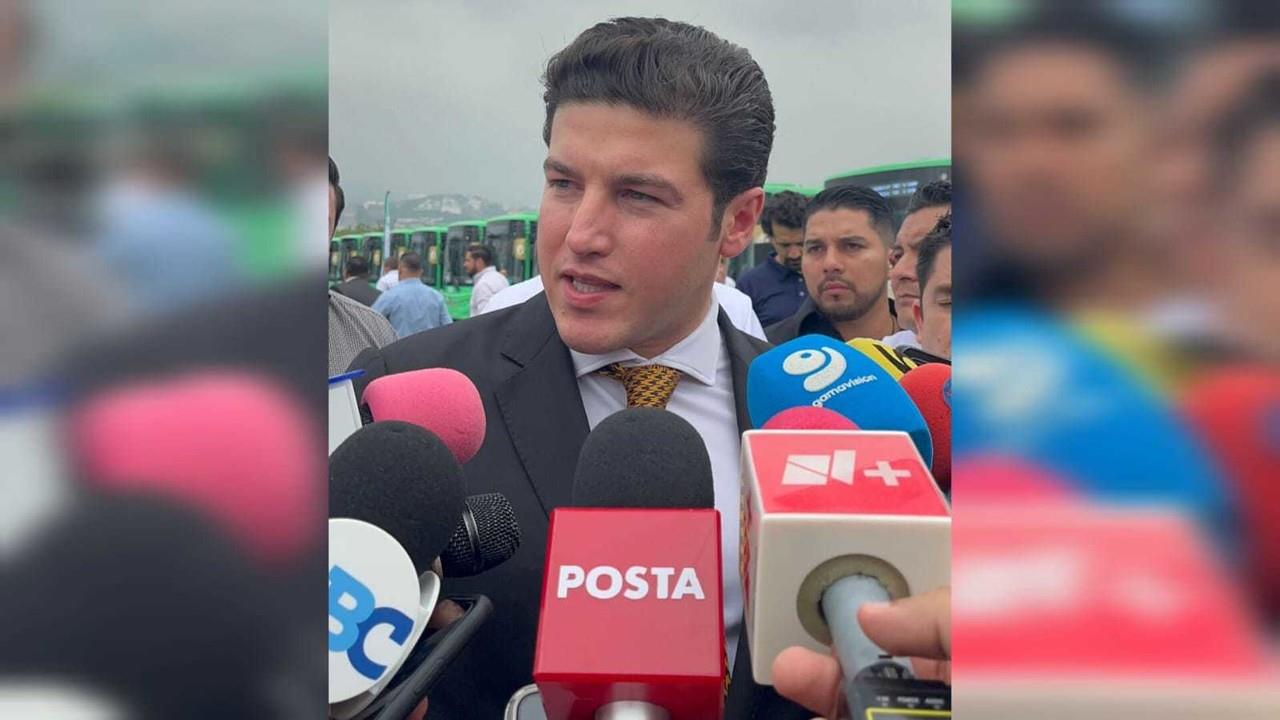 El gobernador de Nuevo León, Samuel García Sepúlveda, aseguró que no le contesta a traidores. Foto: Cynthia Pardo