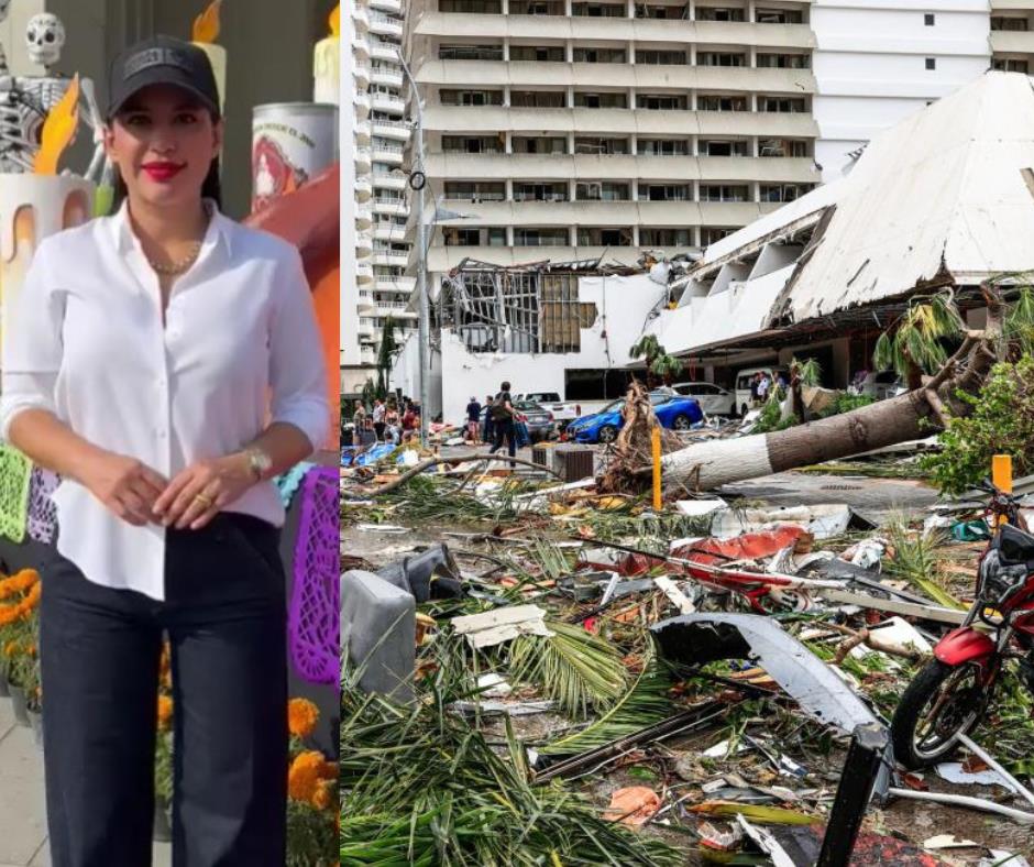 Sandra Cuevas, no comprará ropa por 3 meses, para ayudar a Acapulco. Foto. Captura de pantalla