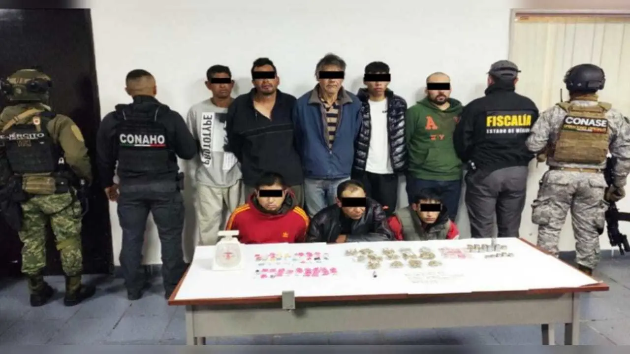 Del 17 al 22 de octubre, en el Valle de México y en el Valle de Toluca fueron detenidos 22 presuntos delincuentes, clasificados como generadores de violencia. Foto: SSyCP