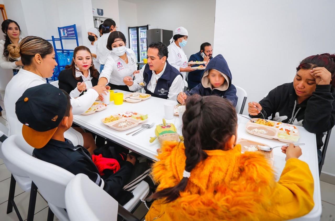 Abrió el nuevo comedor comunitario en la colonia Benigno Montoya. Foto: Cortesía.