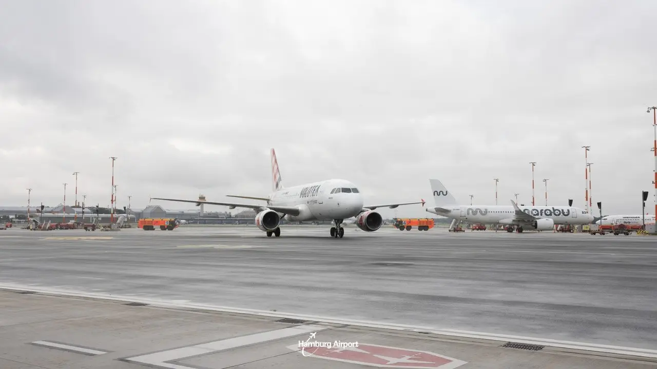 Aerpuerto Hamburgo. Foto. @HamburgAirport