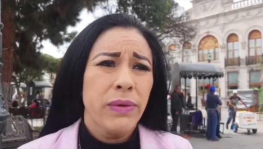 Beatriz Zamora, Presidenta de la Cámara Nacional de Comercio en Pequeño (CANACOPE). Foto y video: Aida Campos.