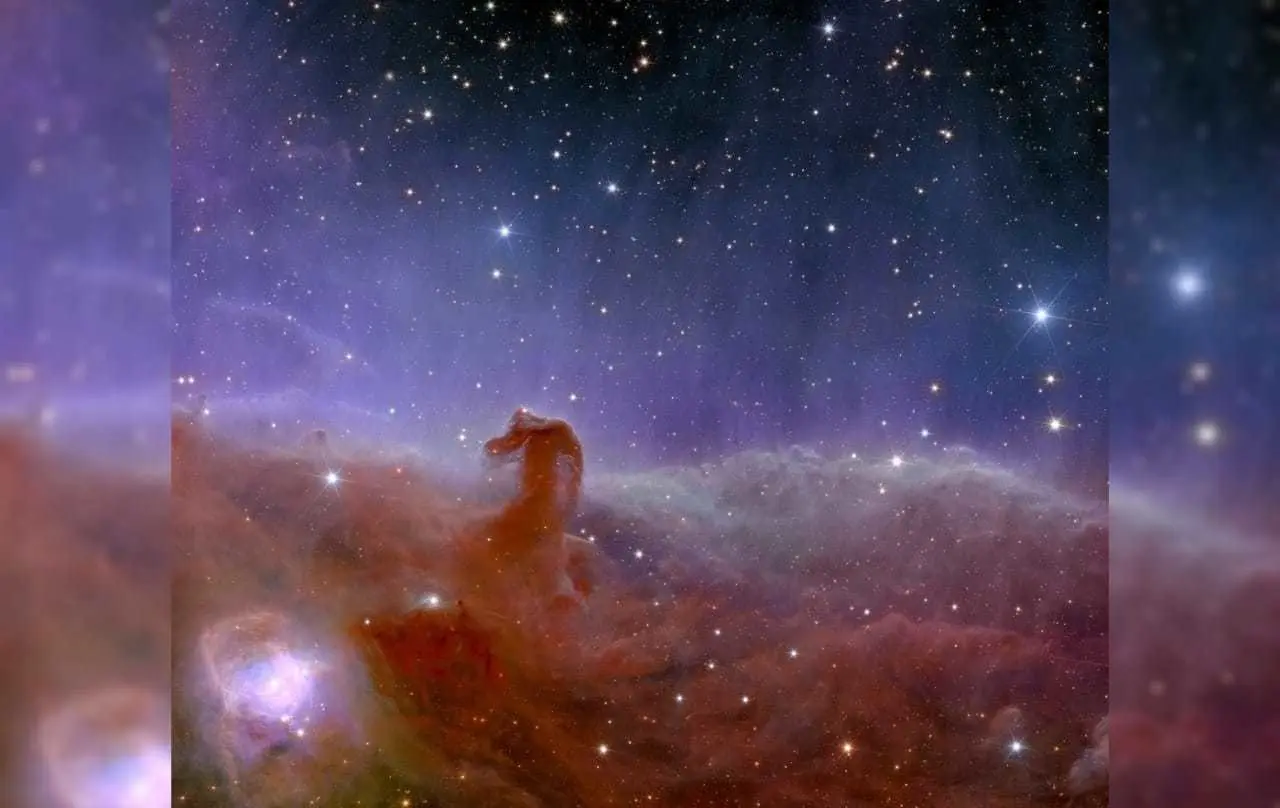 Imagen de la Nebulosa “Horsehead” tomada por el telescopio espacial Euclid de la Agencia Espacial Europea. Foto cortesía de la Agencia Espacial Europea, 7 de noviembre de 2023. (Agencia Espacial Europea via AP)