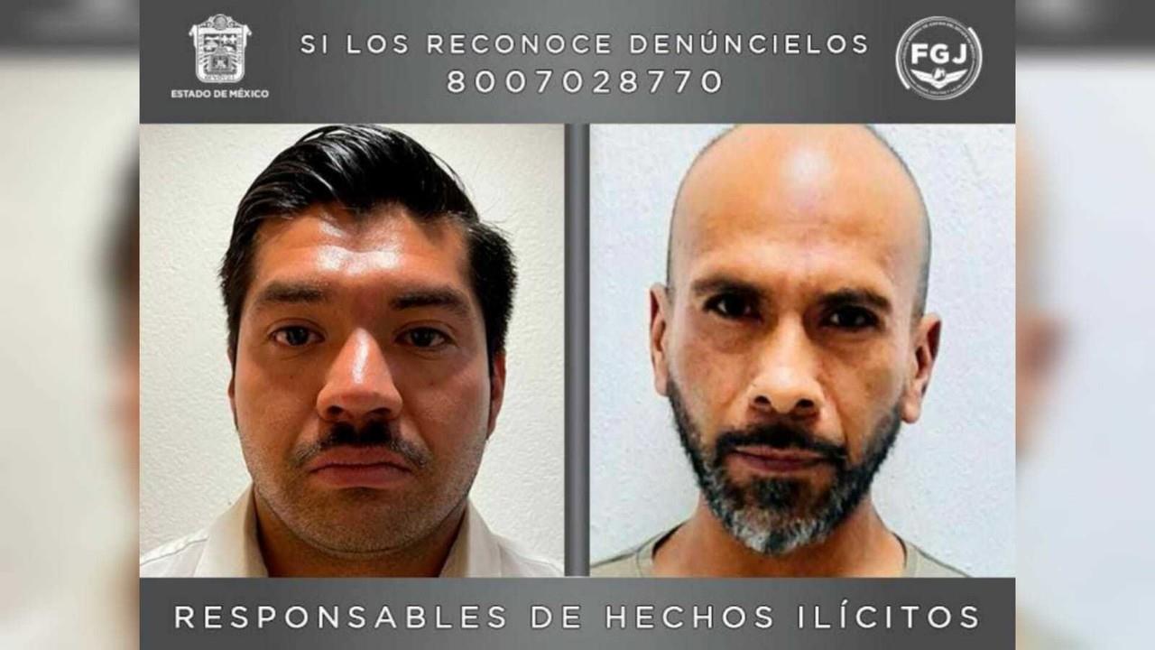 Iván Lemus Solís y Román Sánchez Paredes fueron hallados culpables de asesinar a dos hombres en distintos municpios del Valle de Toluca. Foto: FGJEM,