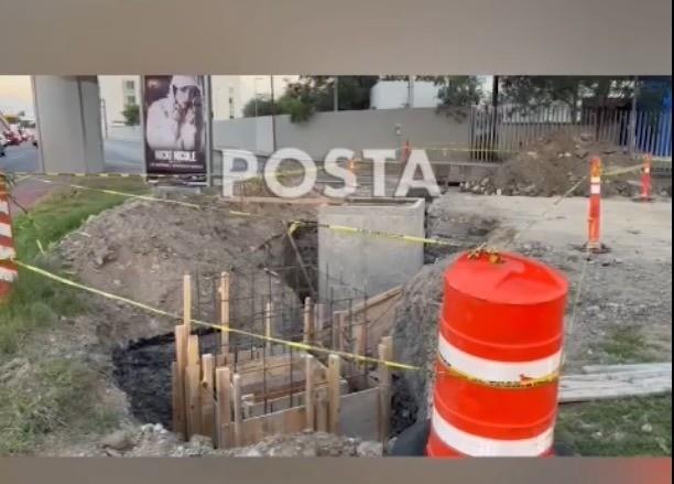 Las obras se dieron en la intersección con la avenida Constitución. Foto: Raymundo Elizalde.