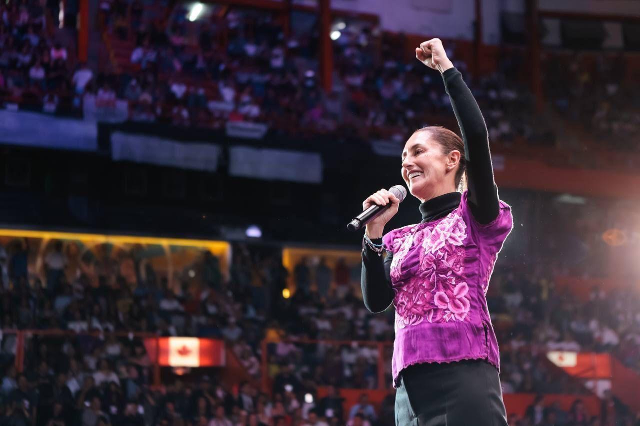 Claudia Sheinbaum insta a la unidad de Morena en la Ciudad de México. Foto: @Claudiashein