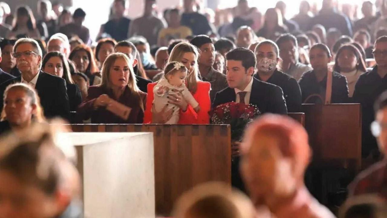 Samuel García visitó la Basílica de Guadalupe previo a su registro como precandidato a la presidencia de México. Foto: IG Samuel García