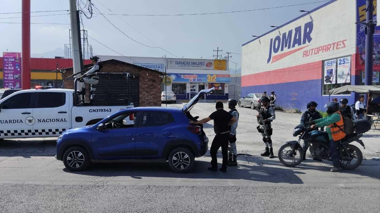 El contingente estaba conformado por 150 efectivos del 5to Batallón Circusntancial de la Guardia Nacional y realizaron reconocimientos terrestres en el municipio. Fotos: Pablo González