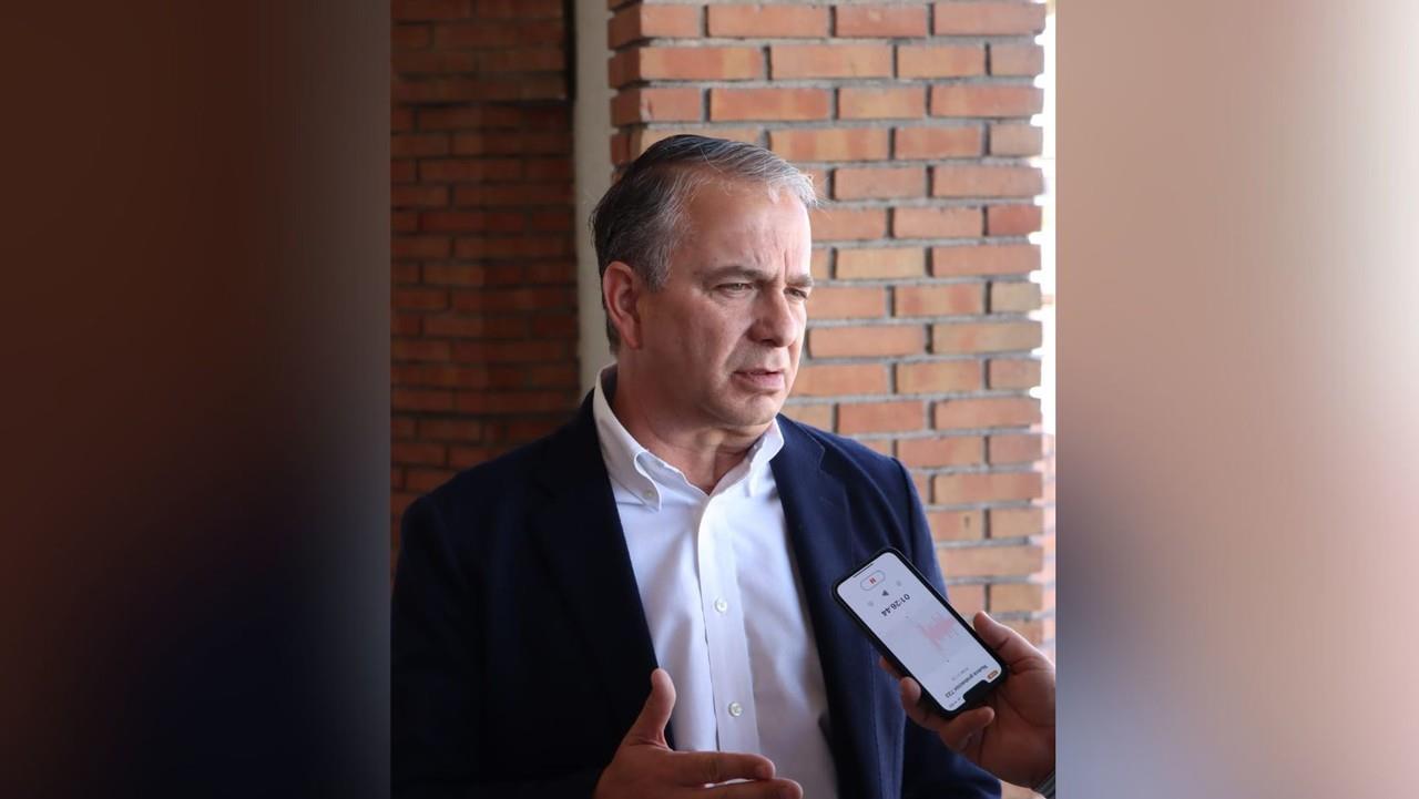 Francisco Saracho, secretario de Educación, dijo que llevan a cabo pláticas para fomentar la reflexión en la ciudadanía. (Fotografía: Gobierno de Coahuila )