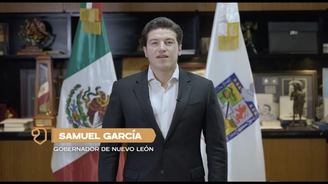 Gobernador de Nuevo León, Samuel García, anuncia su licencia y designación de Javier Navarro