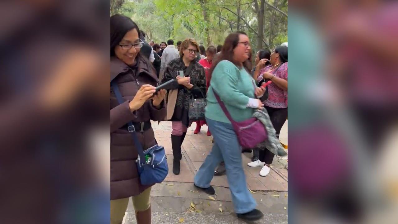 La gente coincidió en que se logró percibir el sismo antes de que la alarma sísmica pudiera activarse. Foto: Captura de pantalla.