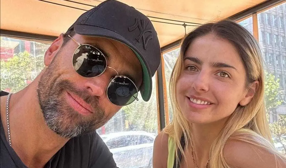 Michelle Renaud y Matías Novoa fueron pareja en la telenovela de La Herencia. Foto: Instagram