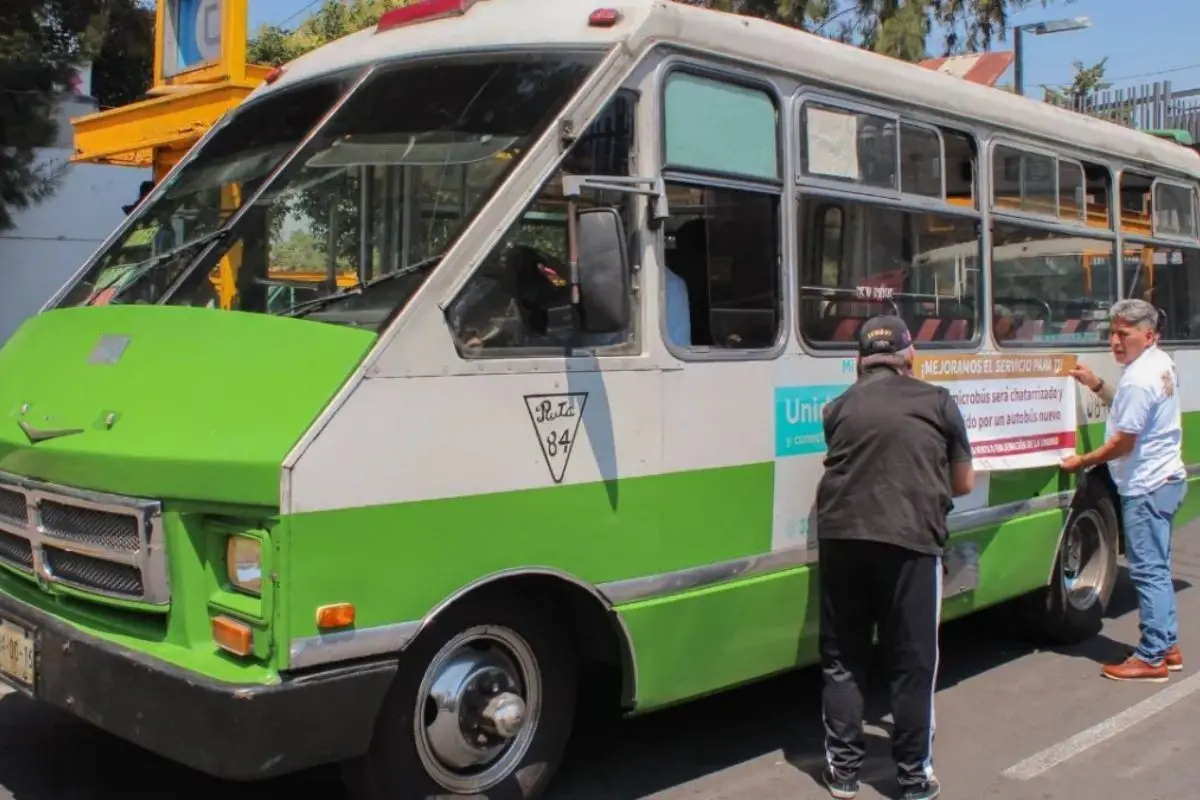 Protestarán transportistas de Ruta 84 Culhuacanes, Xochimilco contra Semovi. Foto: @LaSEMOVI