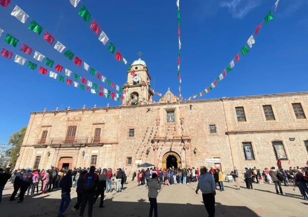 Llega la Antorcha Cerro Gordo al Santuario de Guadalupe
