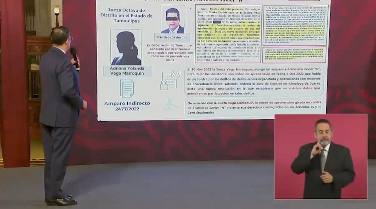 Subsecretario de Seguridad Pública, Luis Rodríguez Bucio, durante la conferencia de prensa mañanera. Foto: Gobierno de México.