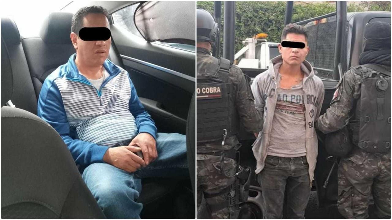 Sergio N y Alejandro N fueron fueron puestos a disposición del Agente del Ministerio Público por intento de homicidio y daños. Foto: Policía de Toluca