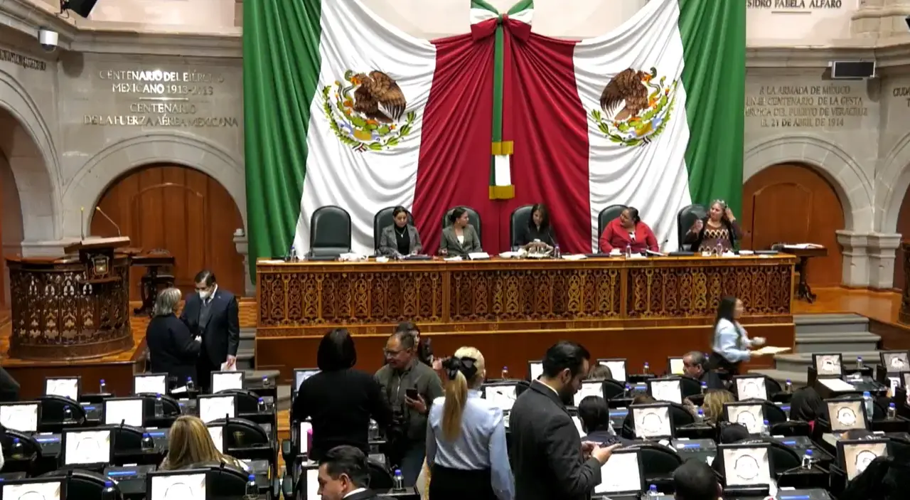 El gobierno del Estado de México ya tiene presupuesto para el 2024 y fue aprobado por unanimidad de votos. Foto: Congreso de Edomex