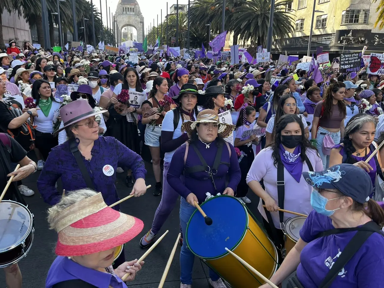 Martes de movilizaciones: una marcha y varias concentraciones en la CDMX. Foto: @graciaalzaga