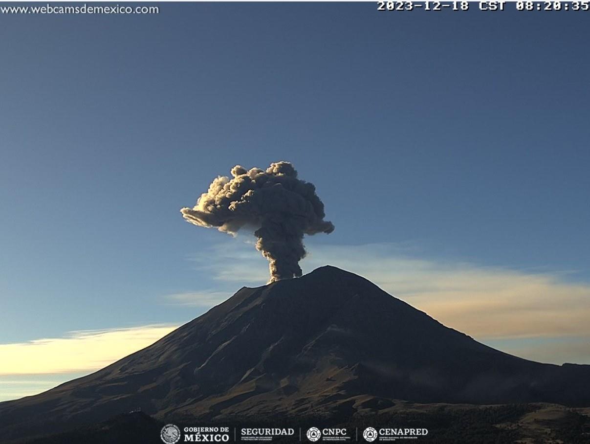 El sismo volcanotectónico fue de una magnitud de 1.9, el anterior se había registrado el 30 de noviembre. Foto: Captura de pantalla