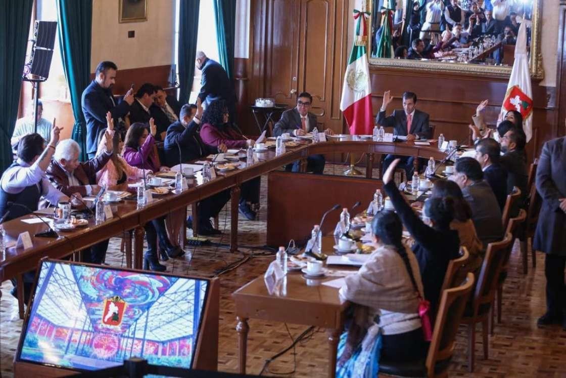 Trigésima Novena Sesión Ordinaria del Cabildo de Toluca. Imagen: Gob.de Toluca.