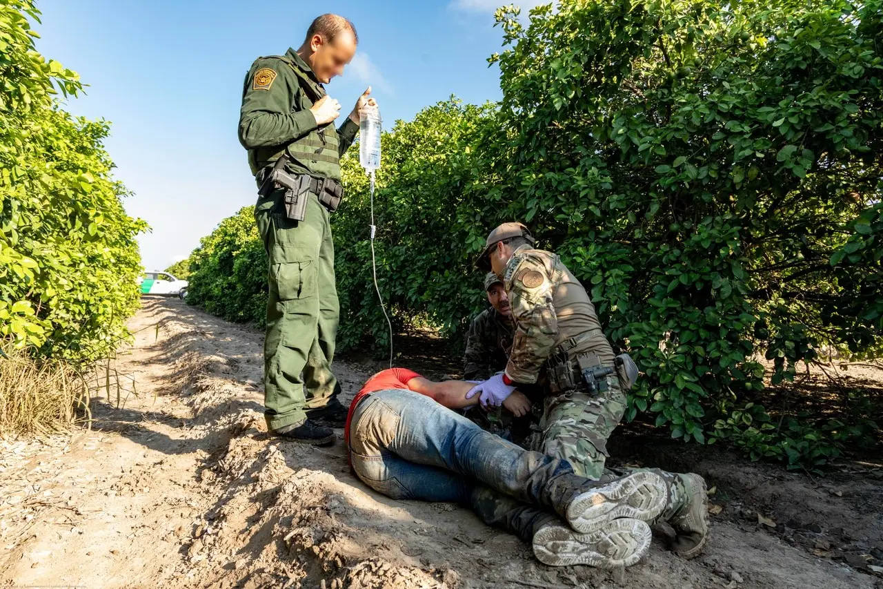 La Unidad de Búsqueda, Trauma y Rescate de la Patrulla Fronteriza (BORSTAR) . Foto. @CBP