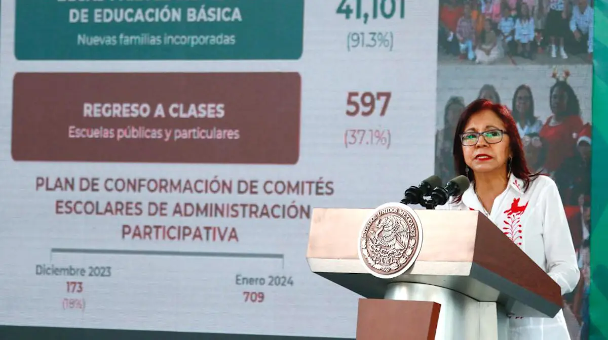 La titular de la SEP señaló que los apoyos a los estudiantes de Guerrero siguen fluyendo. Foto: SEP