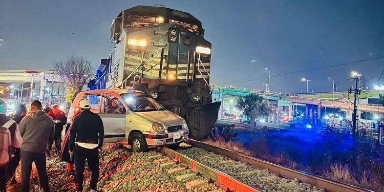 Accidente en avenida Primero de Mayo. Imagen: Cortesía