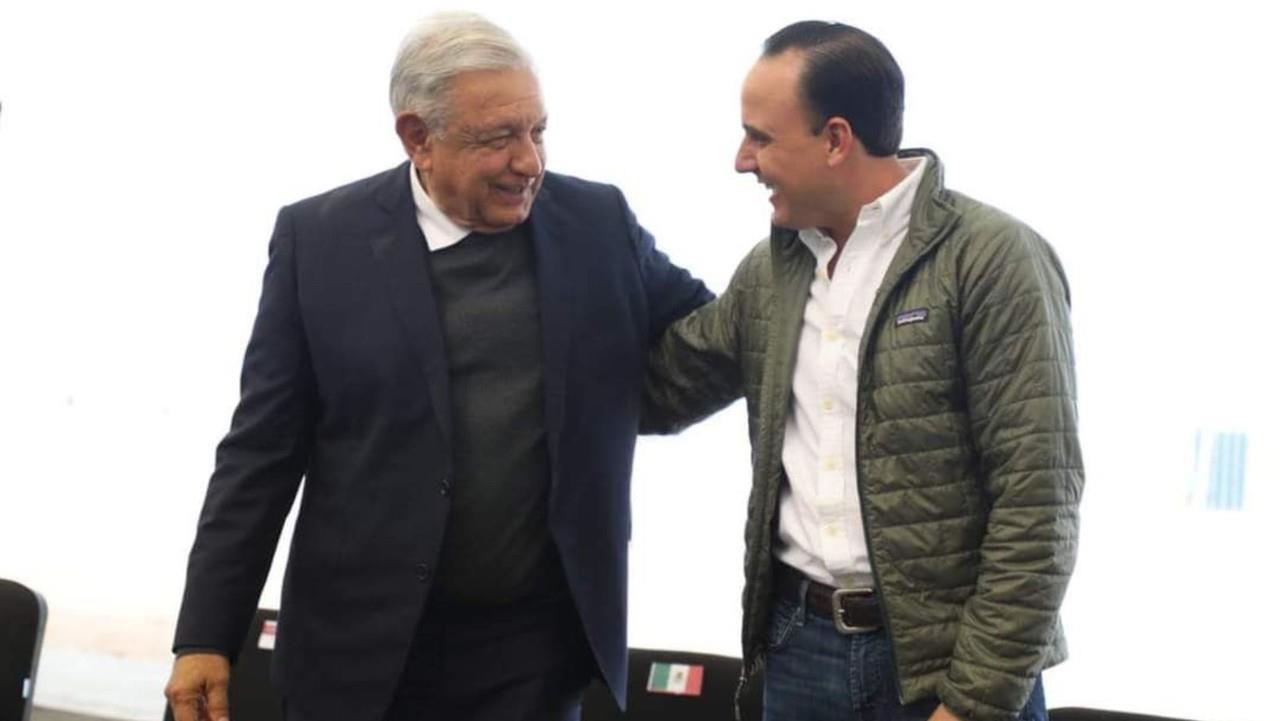 El presidente se reunió con el gobernador de Coahuila. (Fotografía: Gobierno de Coahuila)