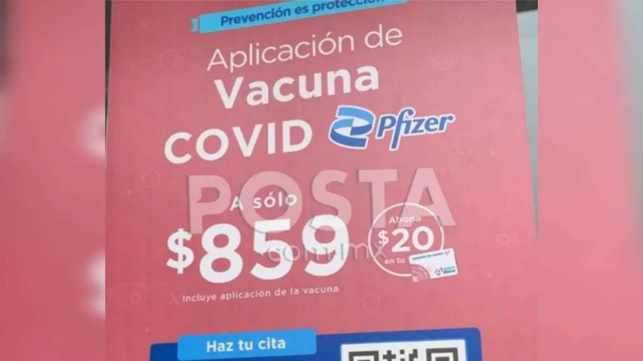 En las sucursales de Farmacias del Ahorro hay que realizar previa cita para la aplicación de la vacuna. Foto: Daniel Anguiano