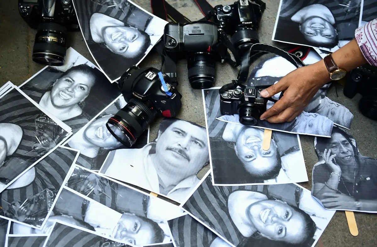 México registró un total de nueve periodistas asesinados. Imagen: RRSS.