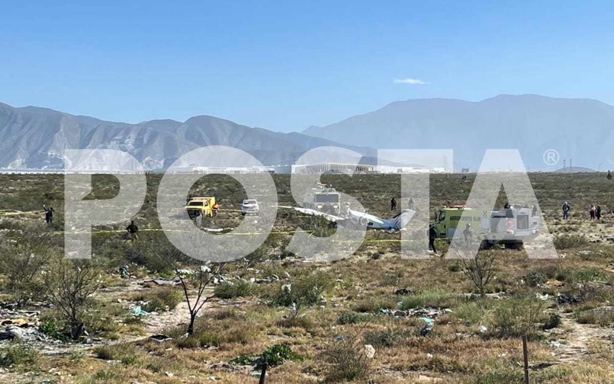 Cae Avioneta en Ramos Arizpe / Foto: Marco Juárez