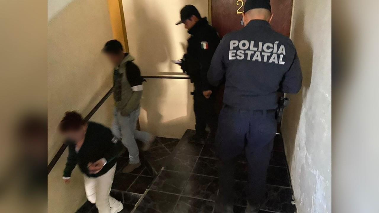 Agentes de seguridad lograron poner a salvo a los dos médicos que intentaron extorsionar. Foto: SSP Durango.