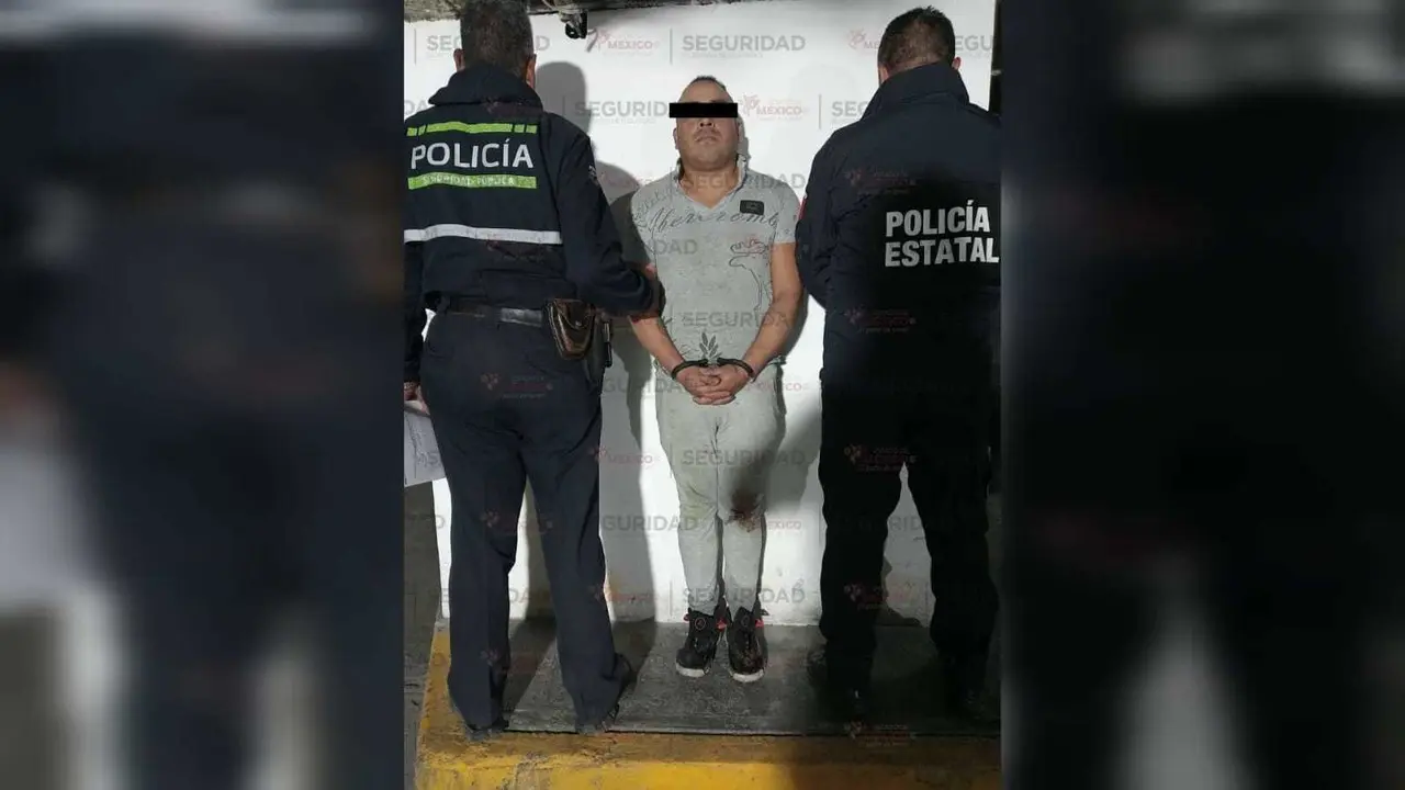 Jorge N es investigado por ser considerado como el líder de un grupo de motorratones dedicados al robo de transporte, vehículos y personas en Toluca y su área metropolitana. Foto: SSEM