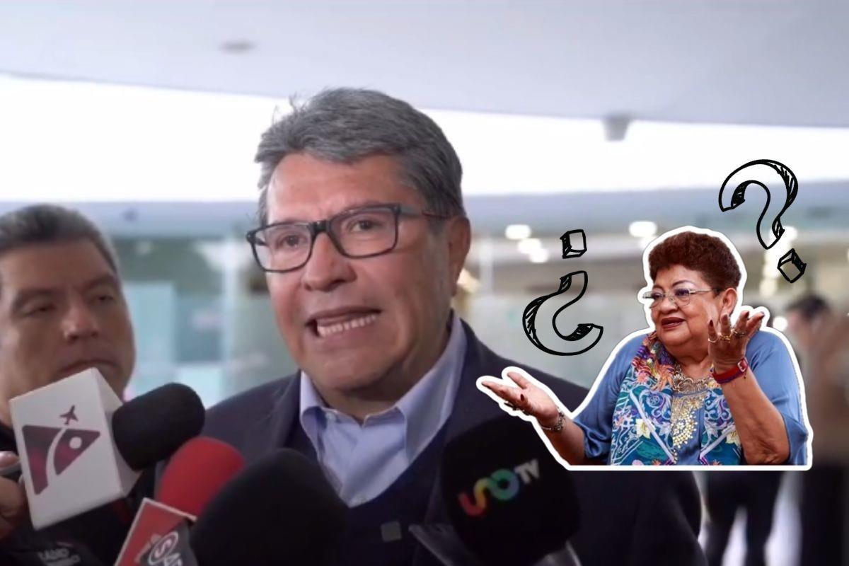 Ricardo Monreal destapa a Ernestina Godoy como posible Senadora de la República Foto: Especial