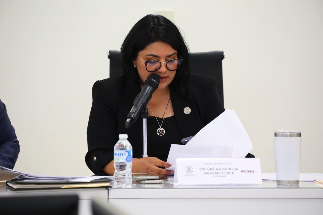 Ursula Salazar Mojica, presidenta de la Junta de Gobierno del Congreso de Tamaulipas. Foto: @CongresoTams