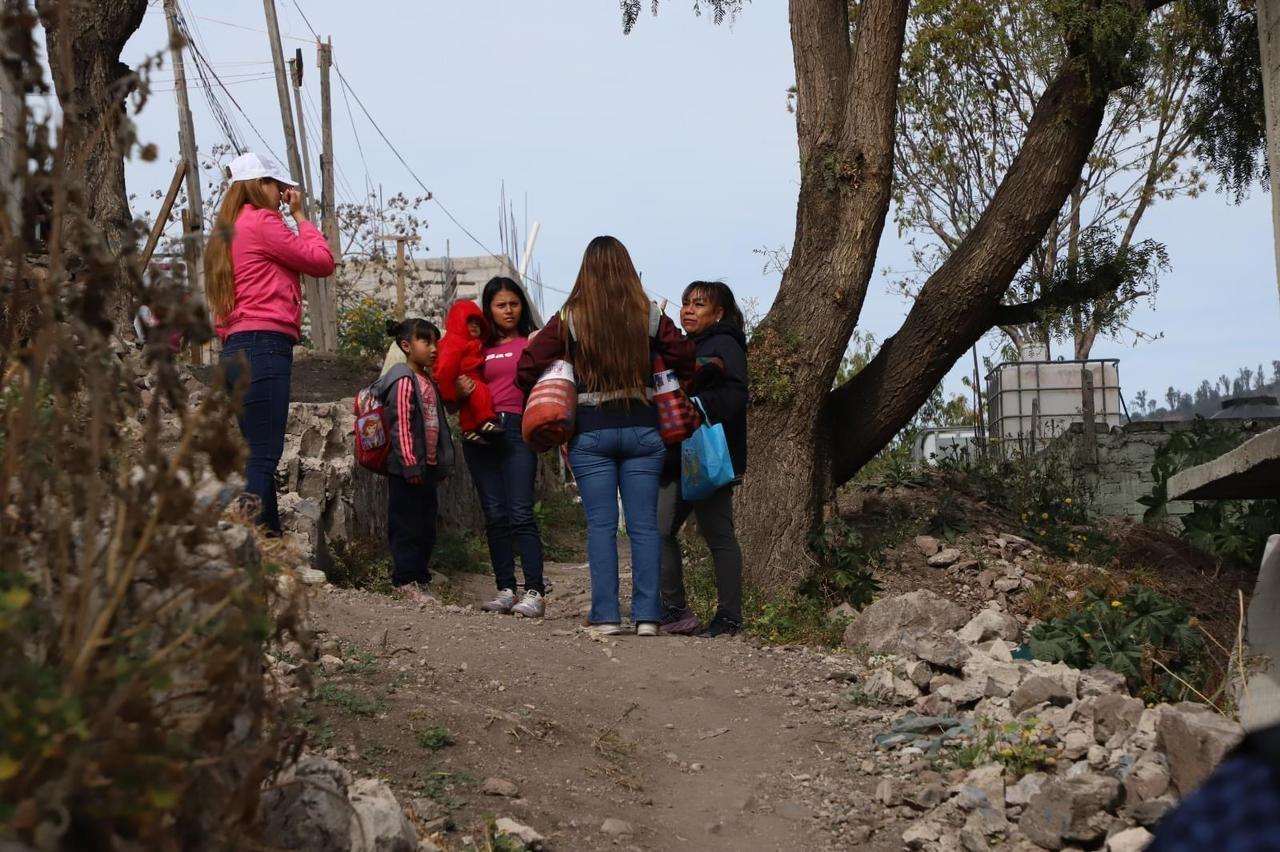 La temperatura en la Sierra de Guadalupe ha alcanzado sensación térmica de menos cero grados. Foto: Gob. de Ecatepec