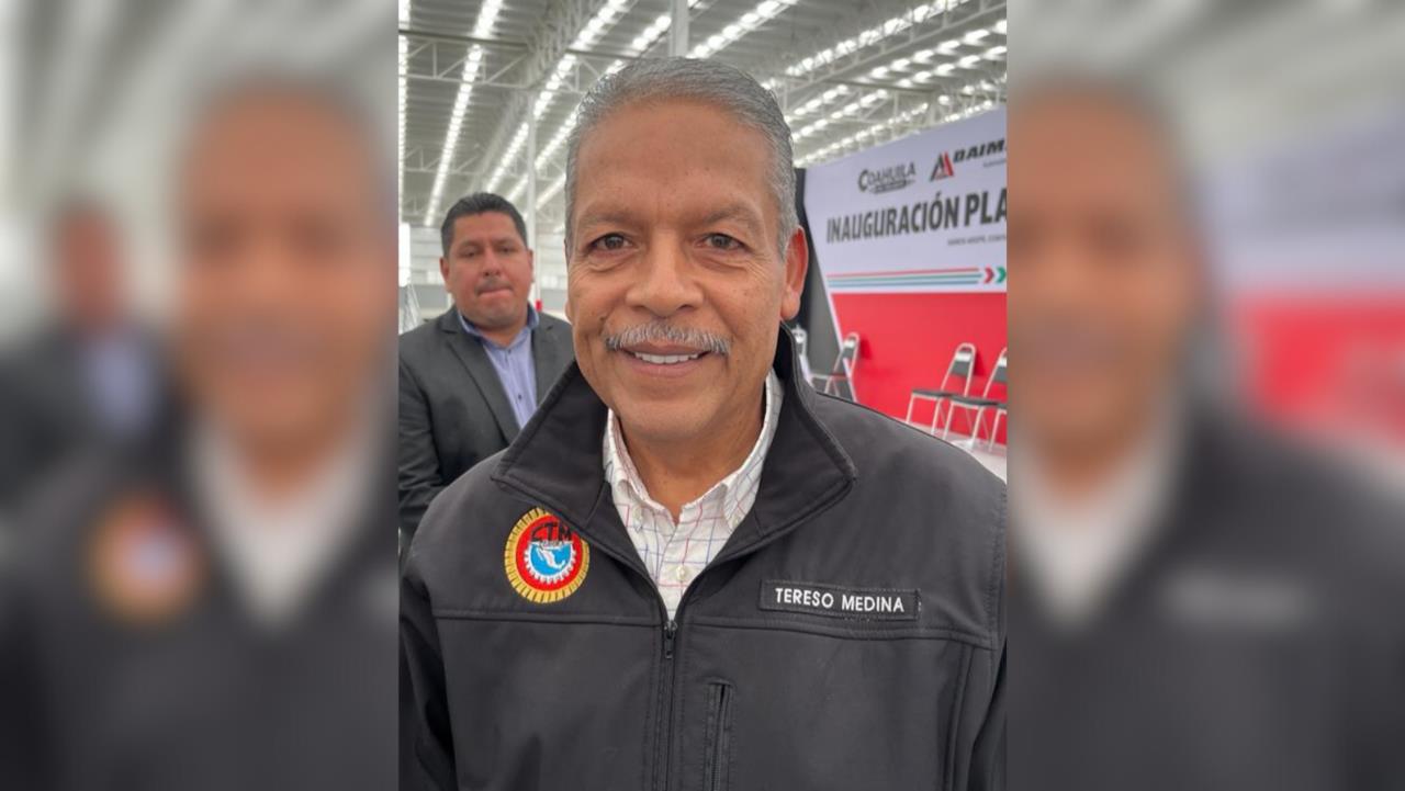 Las empresas están listas para la electro movilidad, sin duda alguna -Tereso Medina, líder de la CTM / Foto: Claudia Almaraz