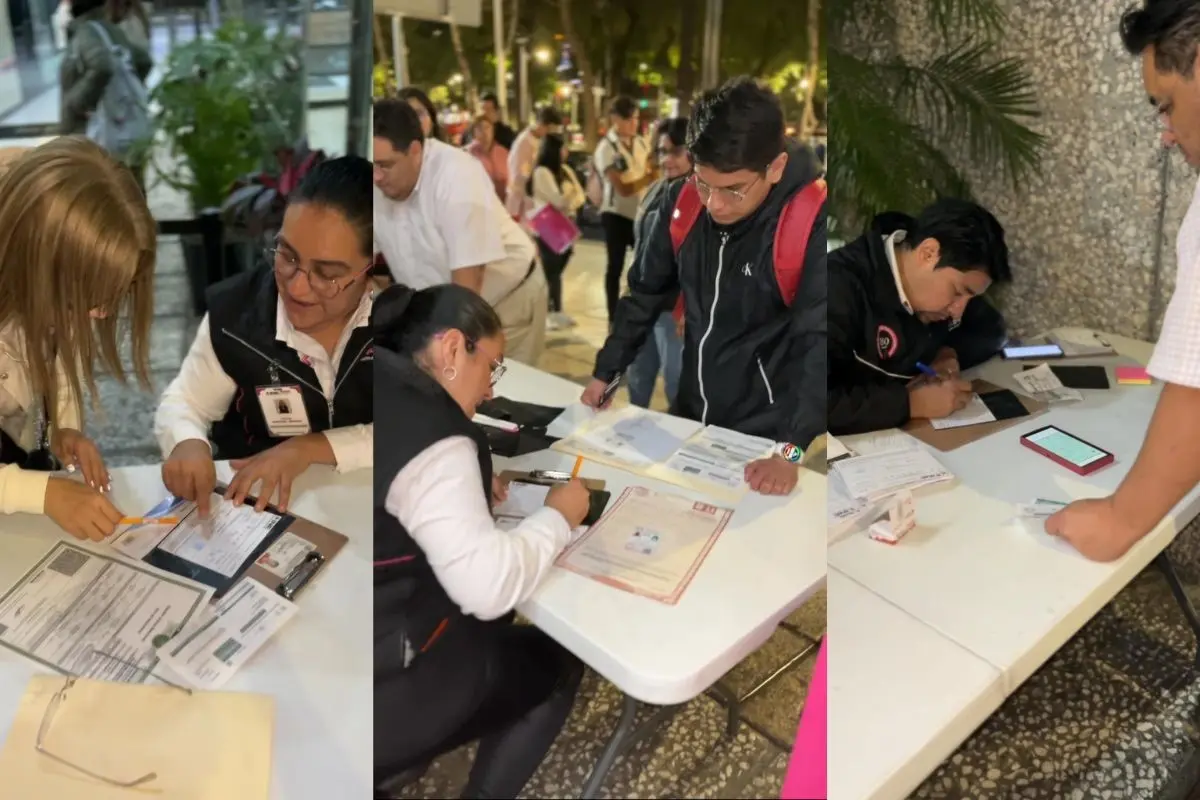 Vence plazo para tramitar o hacer cambios en la credencial de elector, por ello los módulos del INE lucen llenos. Foto. Alicia Pardo