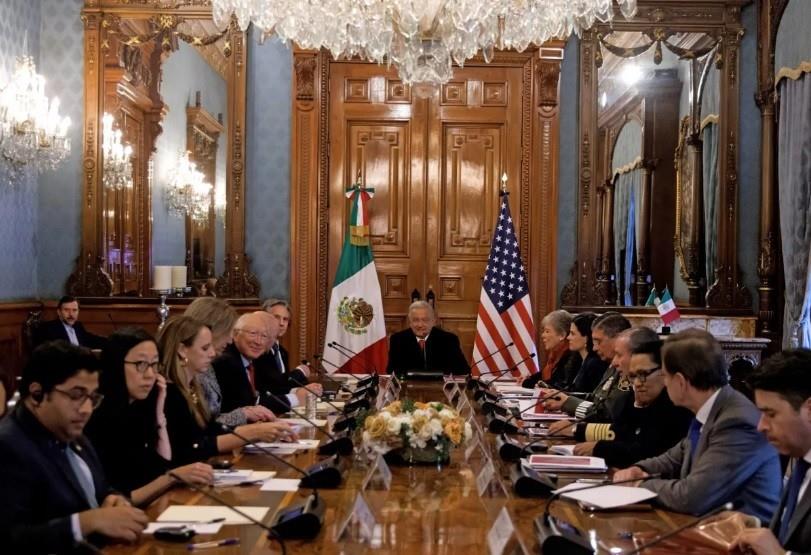 Pide PRI información sobre acuerdos migratorios entre México y Estados Unidos. Foto: Presidencia