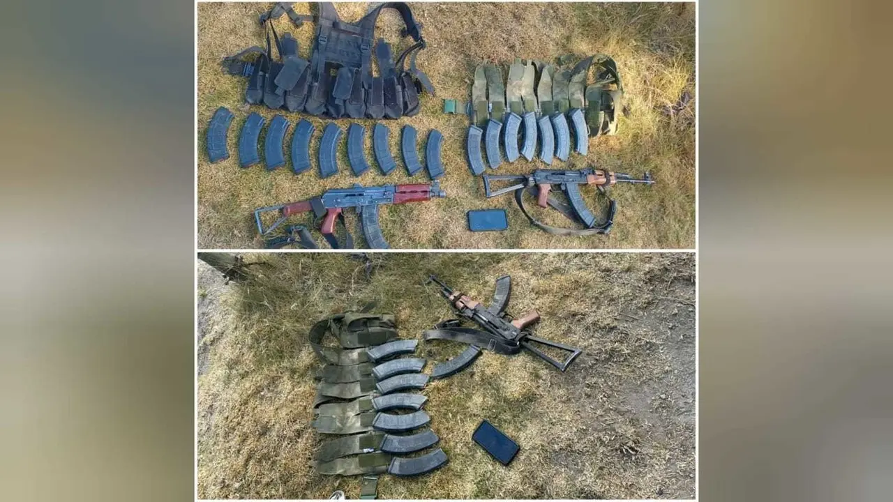 Luego de enfrentamiento, los marinos aseguraron armas largas. Foto: SSEM