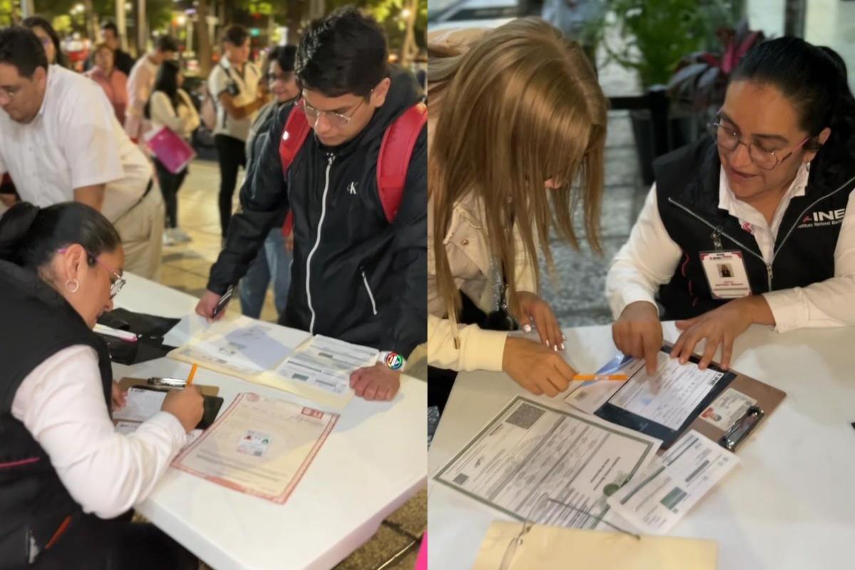 La gente respondió al llamado del INE de cara a las elecciones. Foto: Omar Gómez / POSTA