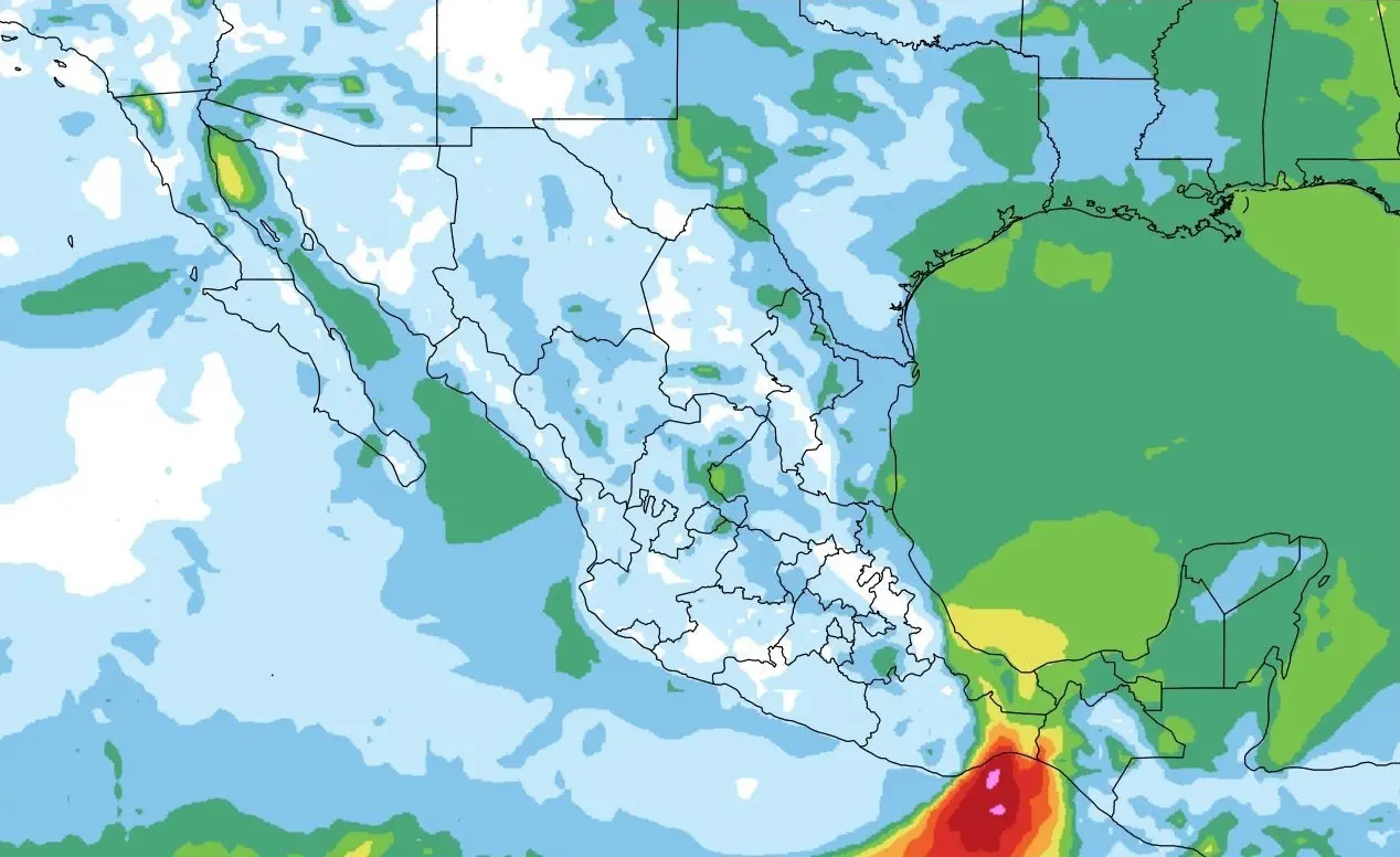 Clima en México para este domingo | Fuente: @conagua_clima