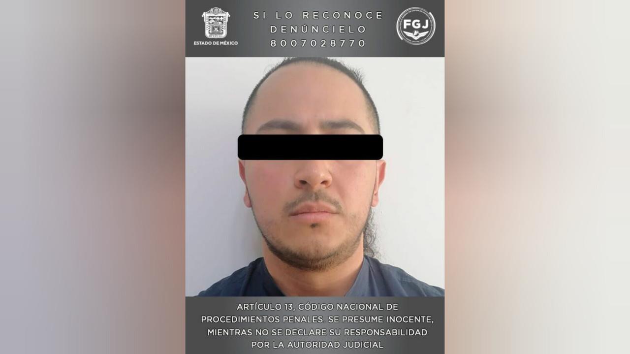 Abraham fue detenido a cuatro años de haber, presuntamente, violado y estrangulado a su pareja sentimental. Foto: FGJEM