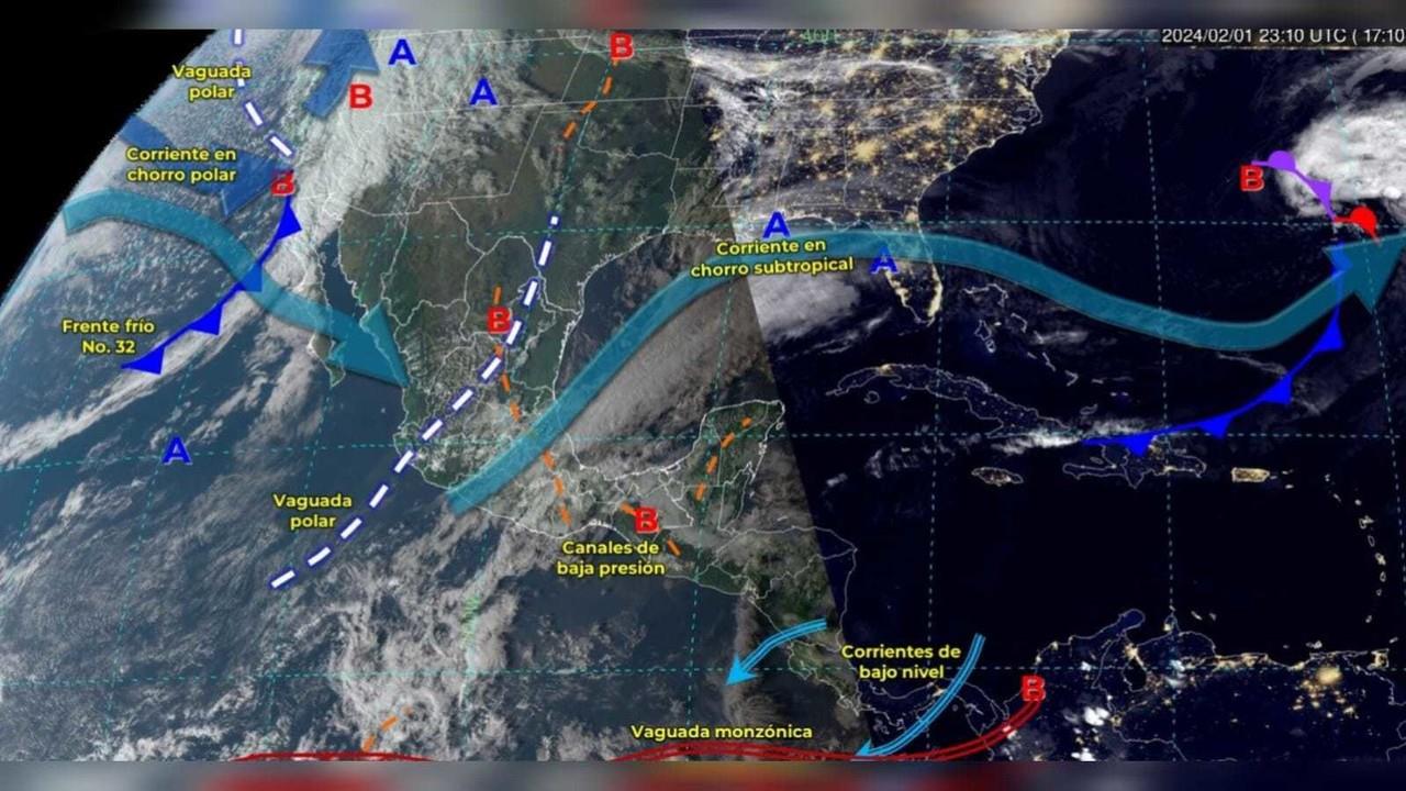 Para el sábado 03 de febrero, se prevé que la quinta tormenta invernal se desplace hacia el sur de Estados Unidos, ingresando en el estado de Texas. Foto: X/ @conagua_clima