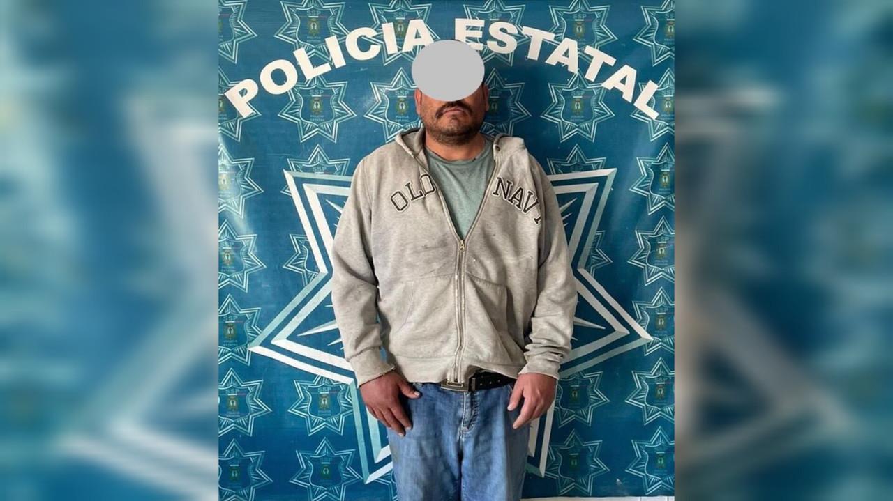 Pablo N, de 35 años de edad, fue detenido en Santiago Papasquiaro. Foto: Cortesía