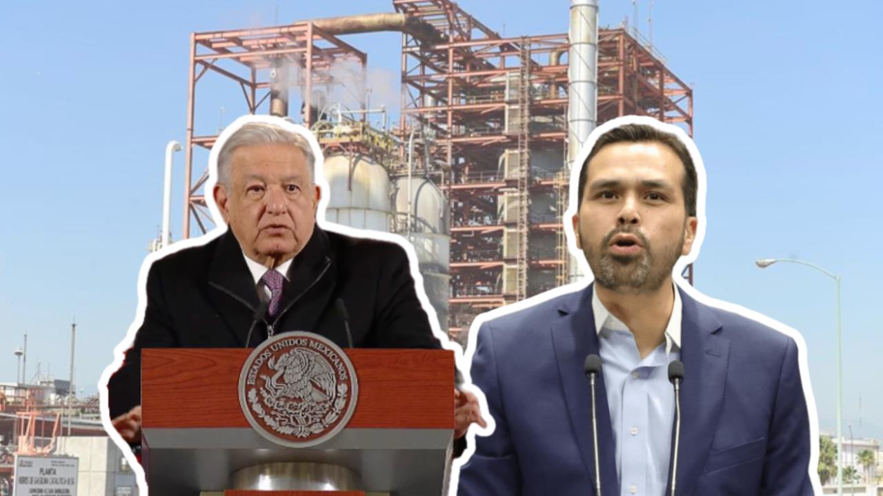 AMLO responde a Álvarez Máynez por refinería. Foto: Especial