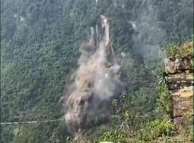 Derrumbe en sierra de Veracruz | Fuente: Especial